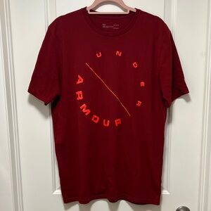 Under Armour Men's Maroon Graphic Tee